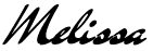 Melissa’s signature
